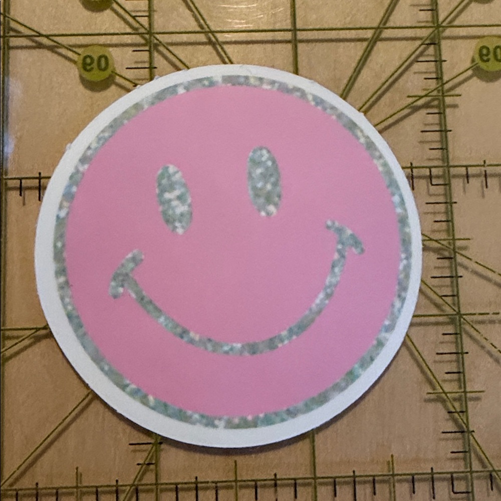 NEW Smiley Face Aesthetic Waterproof Vinyl Sticker